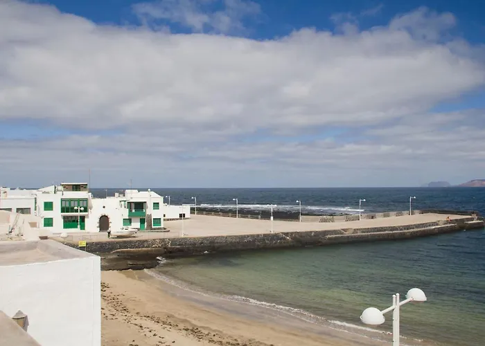 Caleta De Famara Primera Linea Con Balcon Apartament *